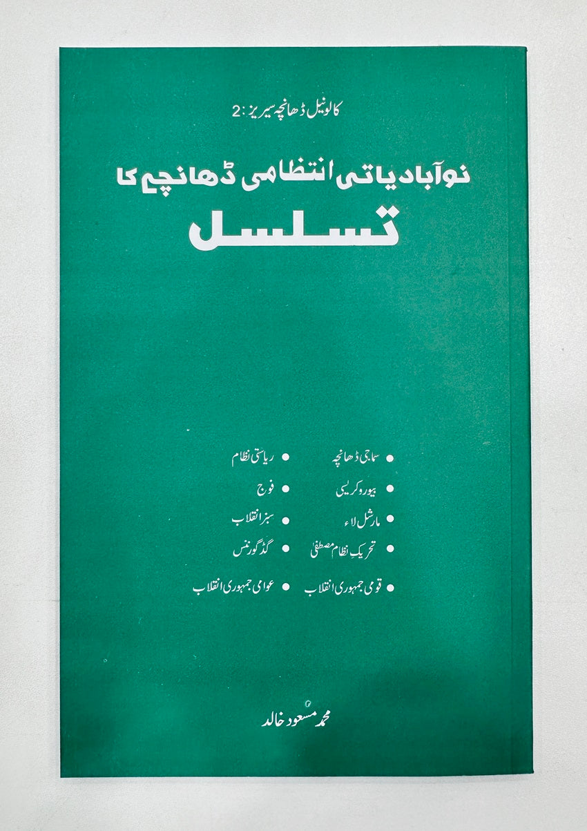 Nau Abadiati Intazami Dhanchy Ka Tasalsul - نوآبادیاتی انتظامی ڈھانچے کا تسلسل