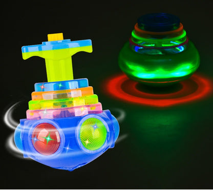 LED Lighting Spinning Lattu For Kids