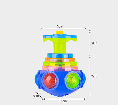 LED Lighting Spinning Lattu For Kids