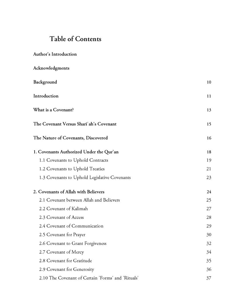 Quranic Covenants: An Introduction