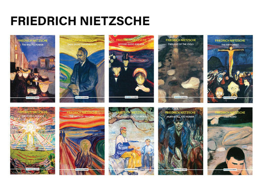 Set Of 10 Books Of Friedrich Nietzsche